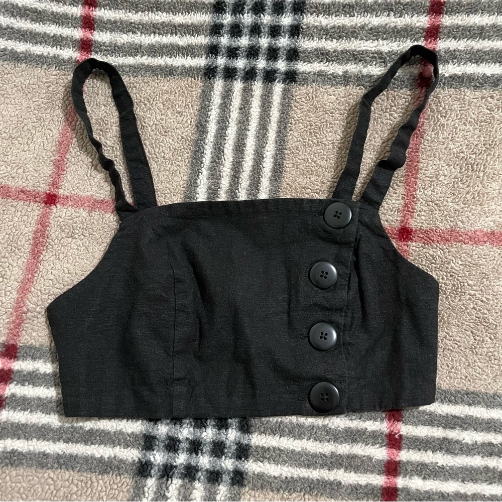 UO Black Crop Top XS- TP